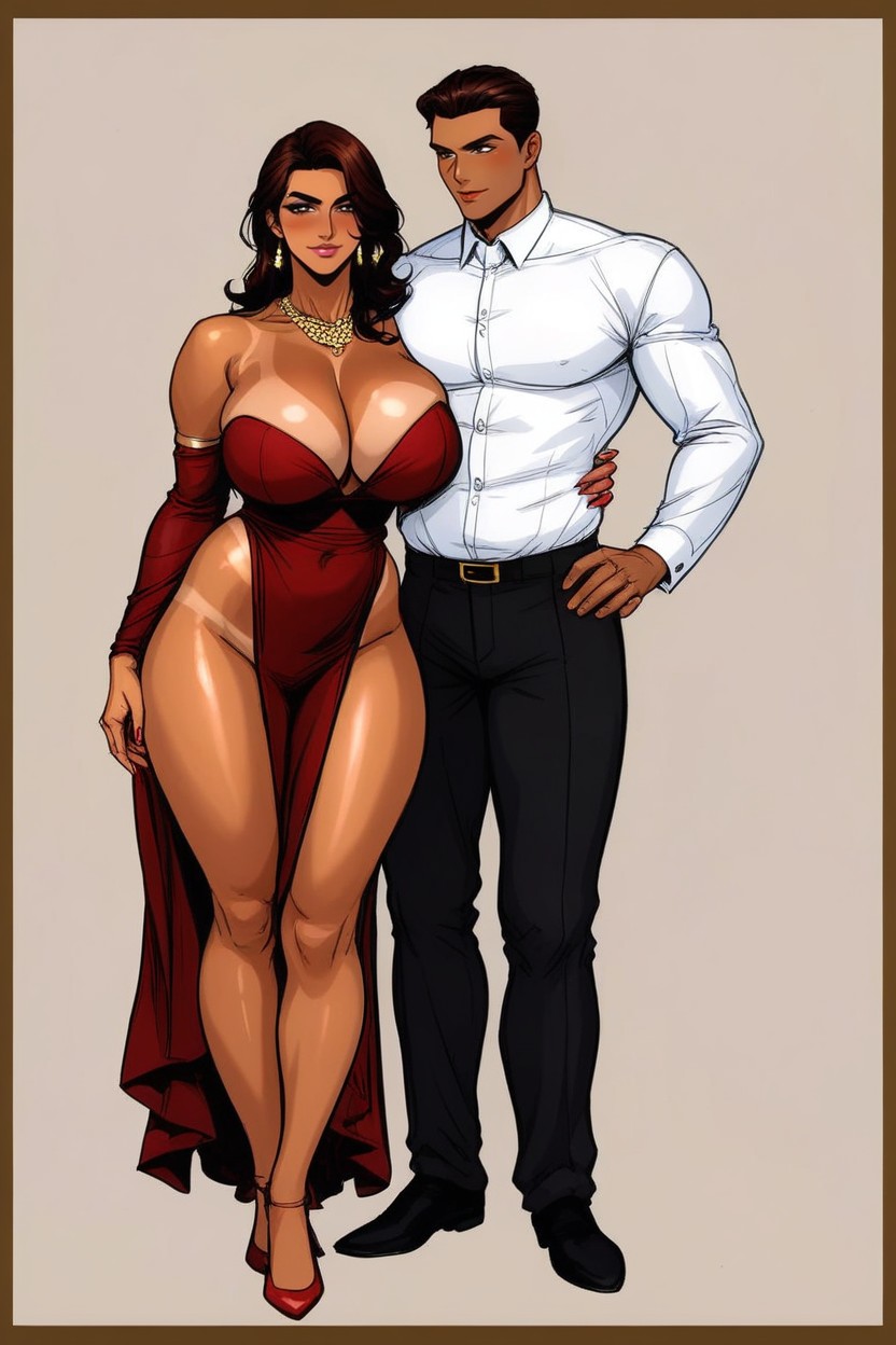 Warm Lighting, 50+, Naked Indian AI Porn