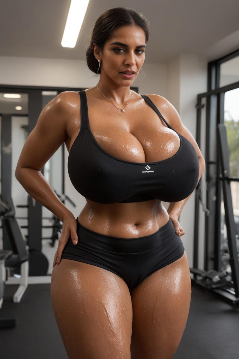 Insanely Sweaty, Insanely Sweaty, Vue De Face Porno IA Indien