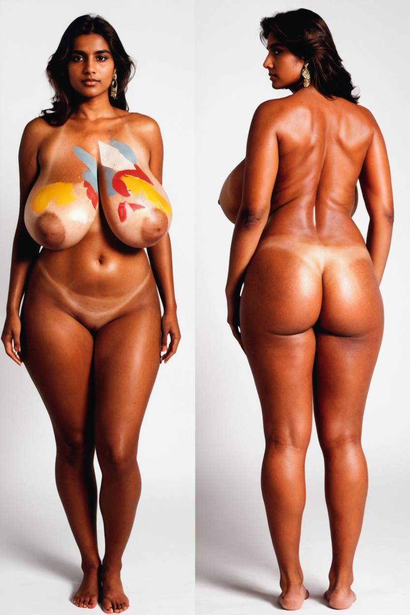 Completely Nude, 25+, Gigantic Breasts Porno indio IA