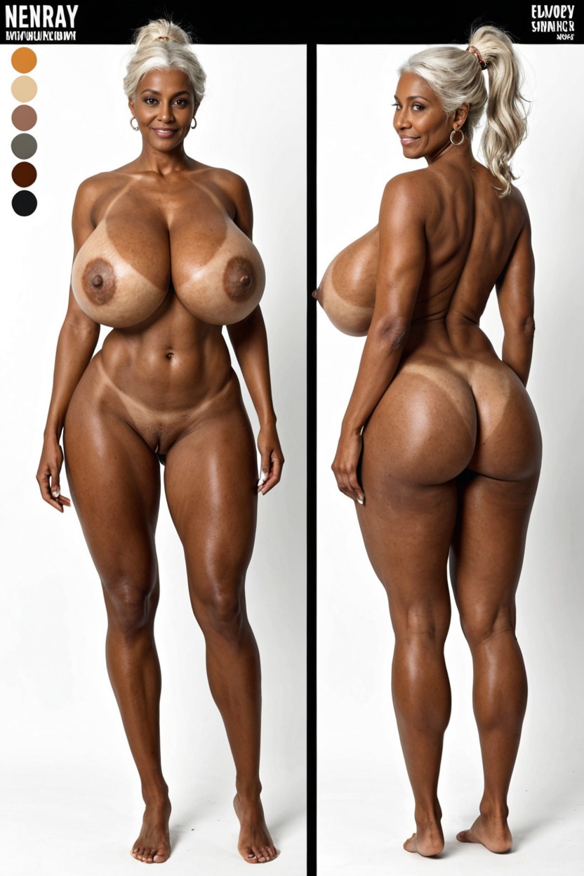 Full Body, Toned Legs, Model Sheet Porno IA Indien