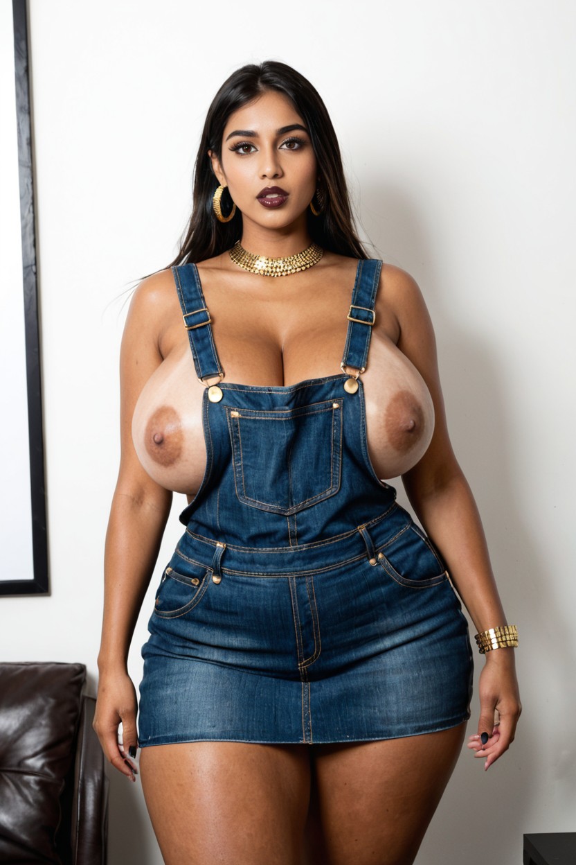Cara Confundida, Black Hair, Shimmering Eyes Porno indio IA