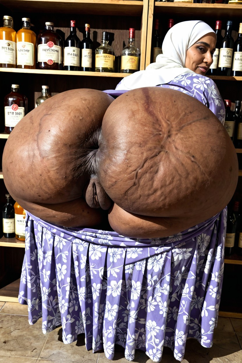 Cellulite Ass, Detailed Anus, Detailed Gape Indian AI Porn