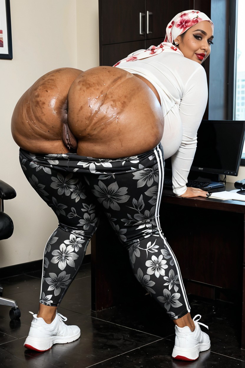 Large Nose, Extra Sweaty, Showing Ass インドAIエロ