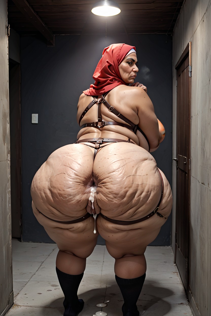 Standing In A Dark Room, Arab Mature, Éjaculation Porno IA Indien