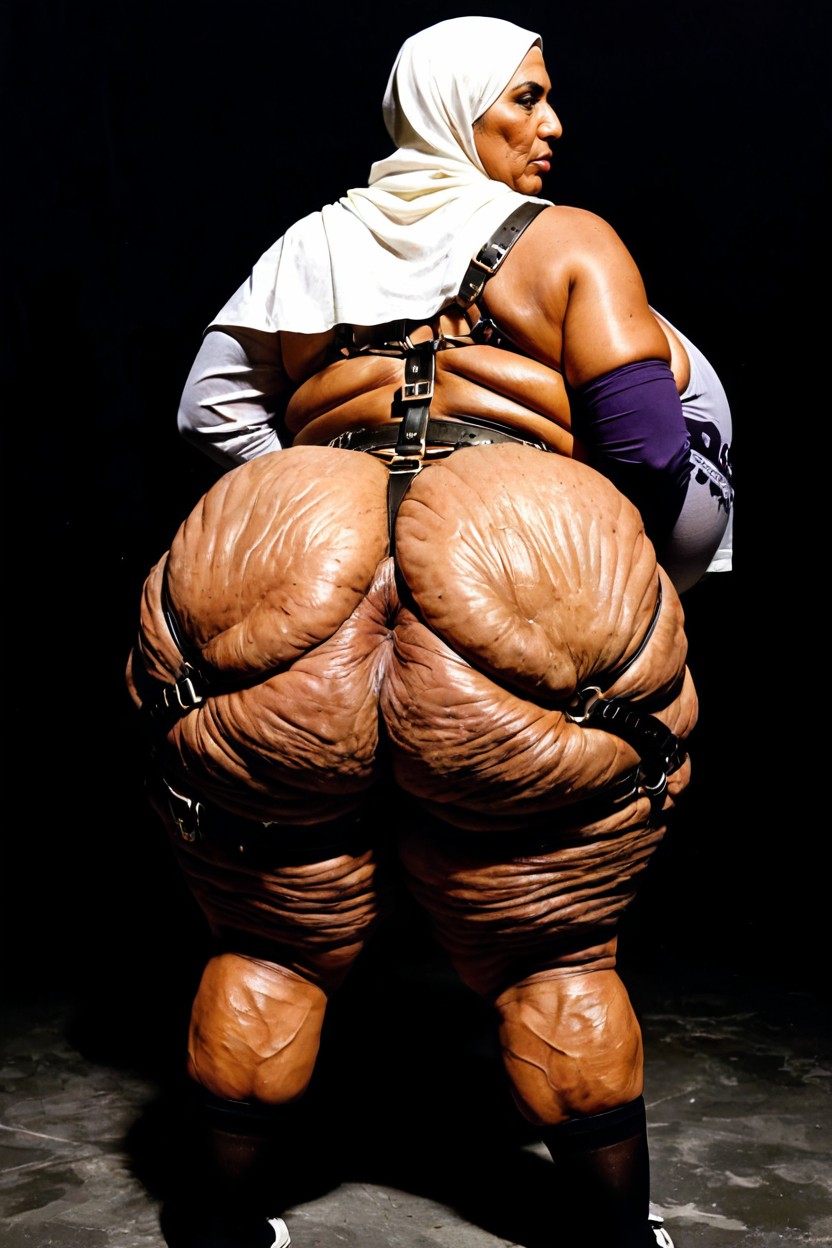 Veiny Cellulite Ass, Full Body, Sweaty Indian AI Porn