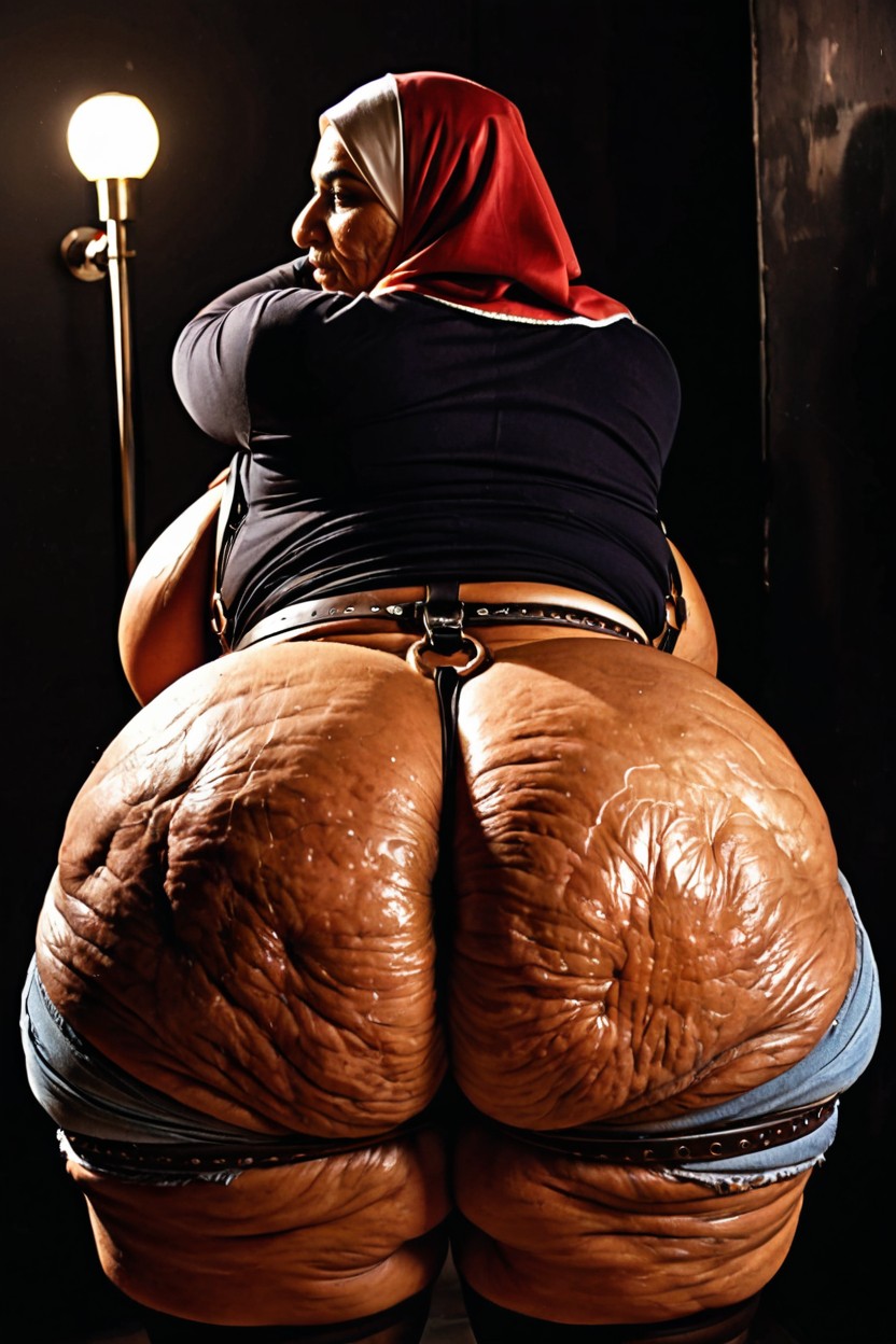 From Behind, Hyper Colossal Ass, Wrinkles Indian AI Porn
