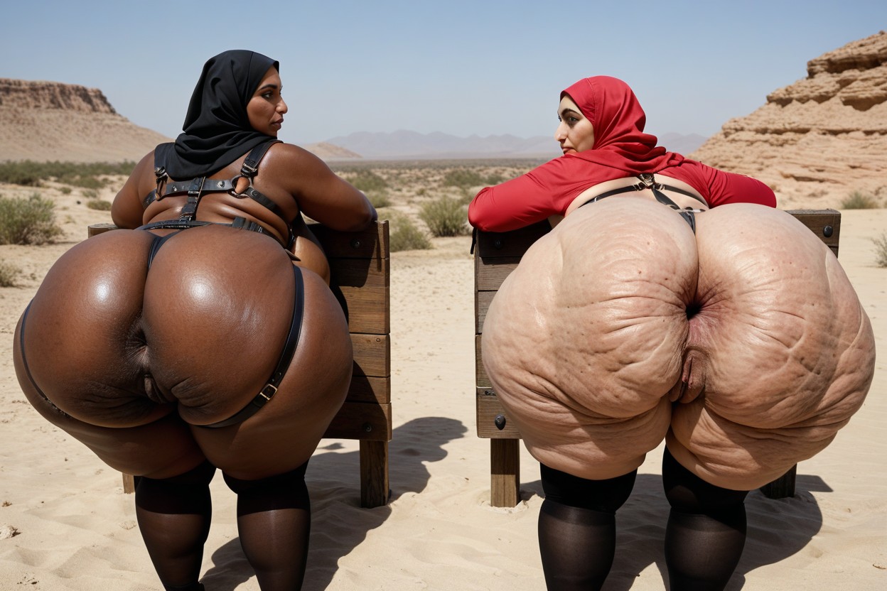 Bondage Belts, 2 People, Two Women Indian AI Porn