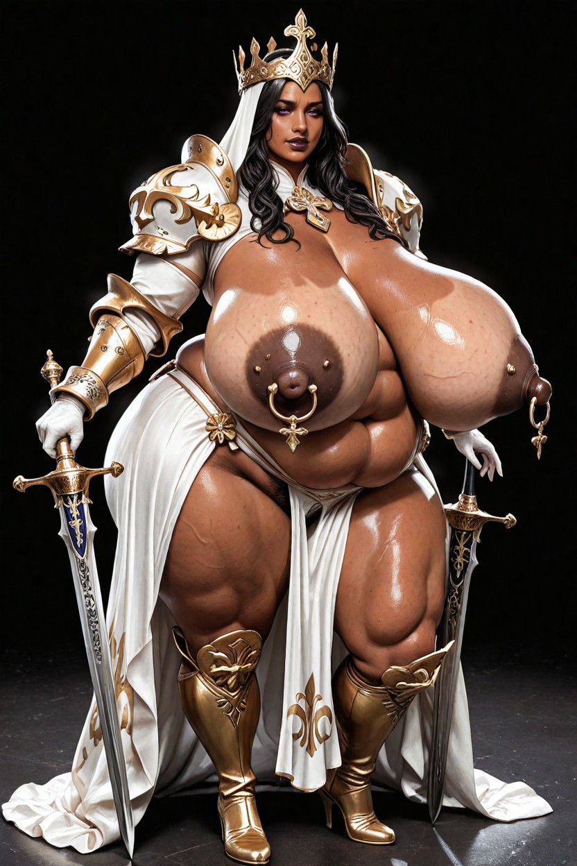 Hyper Pubic Hair, Floral Metal Throwing Blades, Nipple Piercings 인도 AI 야짤