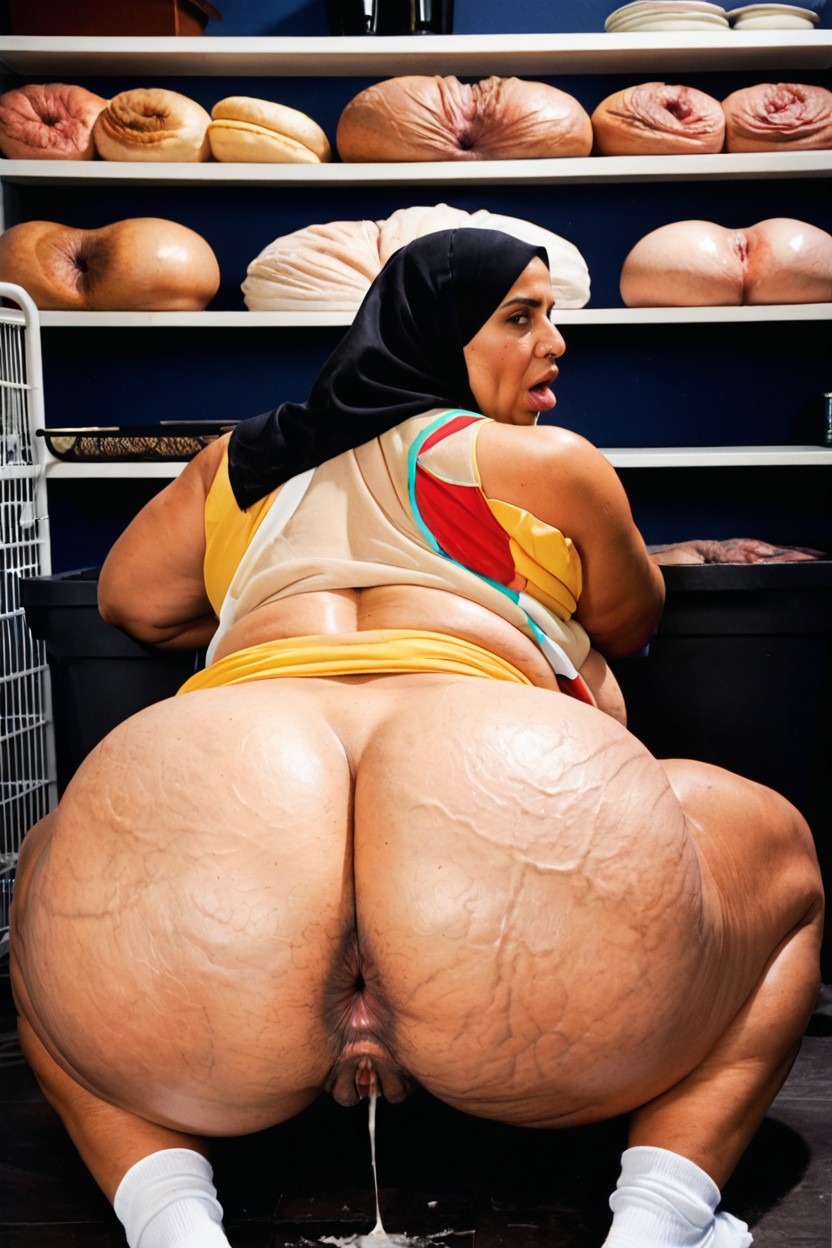 Wide Phat Booty, 50+, Ano Dilatado Porno indio IA