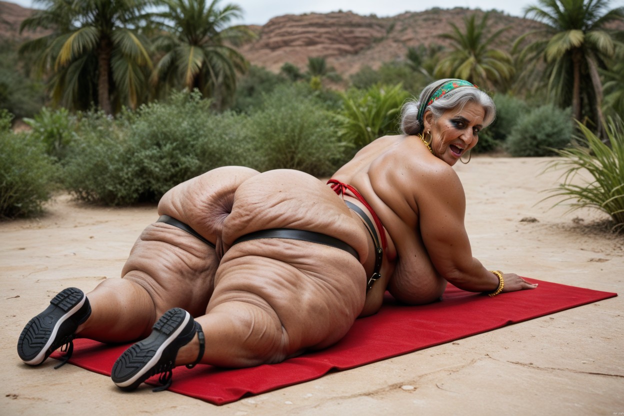 Ass Bigger Than Torso, Hyper Colossal Ass, Shouting Indian AI Porn