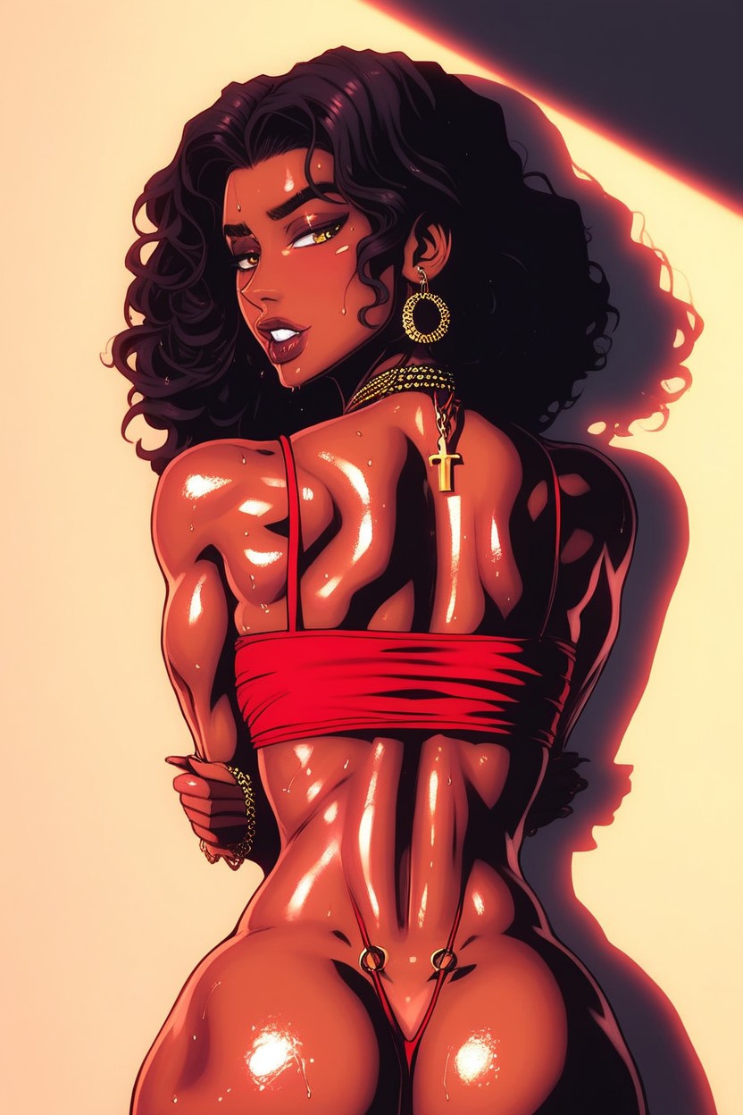 Her Kohl-rimmed Eyes Fluttering Closed As Her Body Surrenders To Pleasure, Realism, Key Visual Indian AI Porn