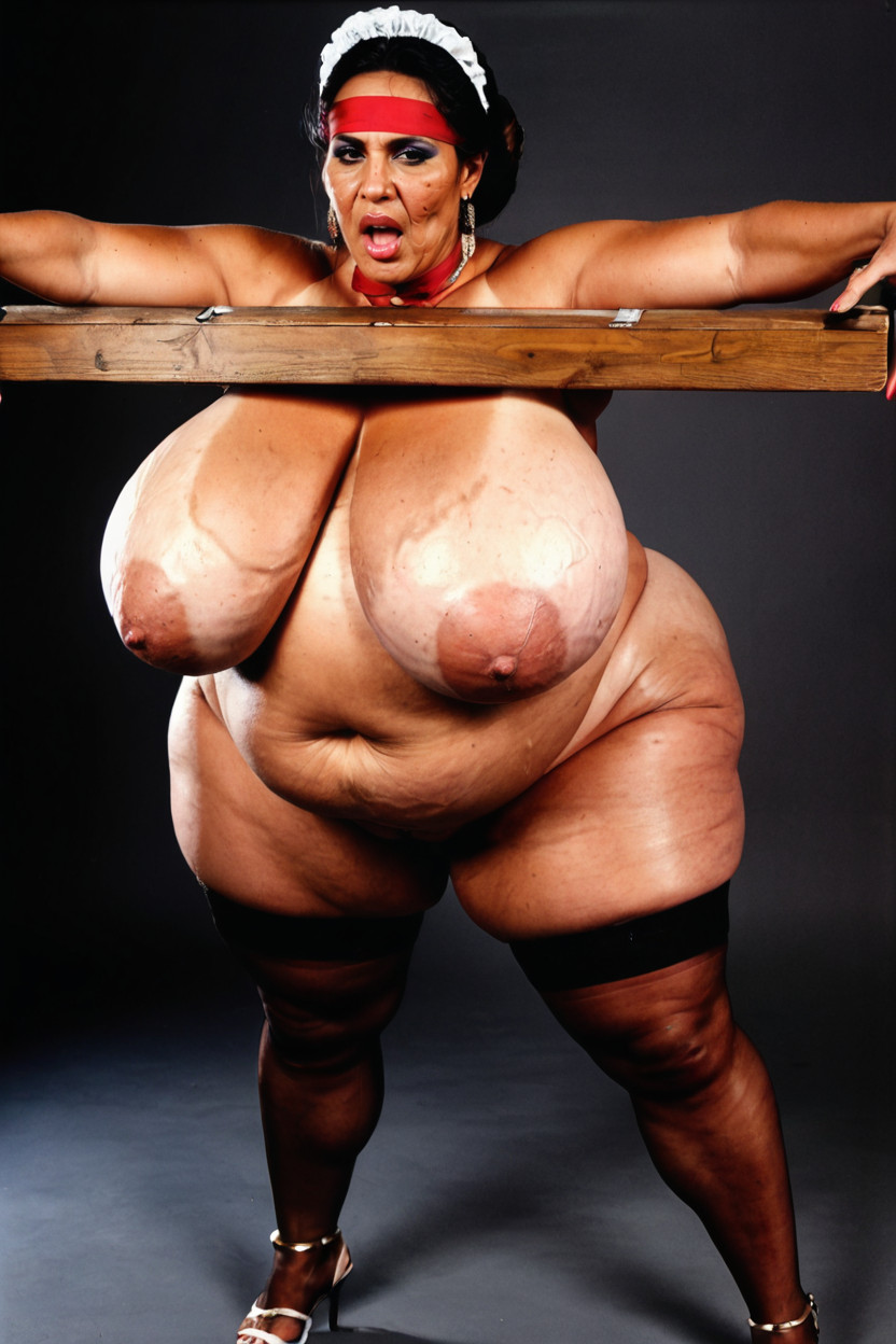Hyper Fatty, Full Body, Fat Perfect Buttocks Indian AI Porn
